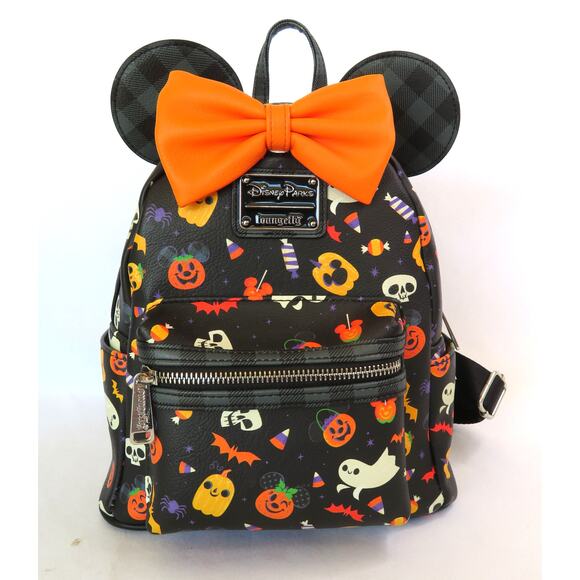 NWOT 2021 DISNEY PARKS Loungefly Mini Mouse Haloween Mini Backpack - Picture 1 of 12